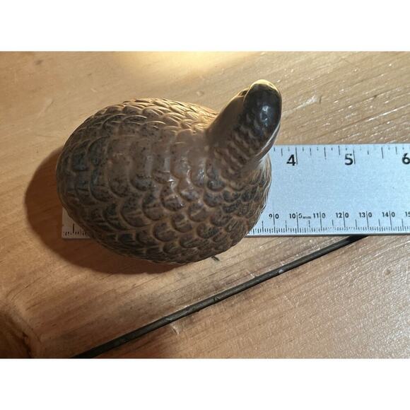 Set of 2 MCM Vintage OMC Ceramic Quail Partridge Japan. Mother and baby Decor - Picture 6 of 8